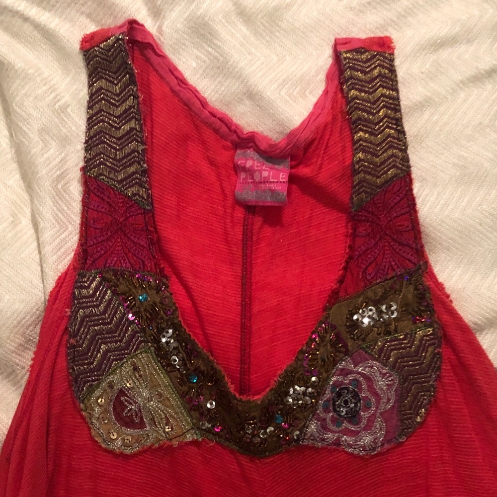 Free People Beaded Tank